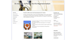 Desktop Screenshot of hausarztpraxis-dr-pacher-wien.at