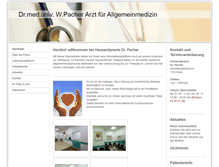 Tablet Screenshot of hausarztpraxis-dr-pacher-wien.at